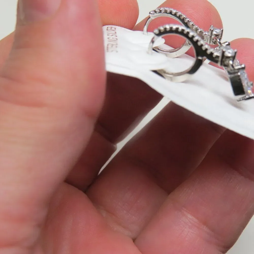 Sterling Silver Earring Hand Crafted Dangling